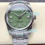 AAA Copy Rolex Oyster Perpetual Ref. 124300 Pistachio Dial Oystersteel Watch 